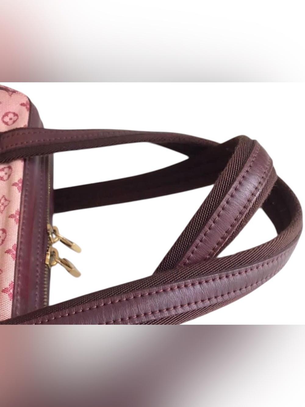 Louis Vuitton LV Monogram Logo Josephine GM PINK Lin Shoulder Bag Purse - Picture 13 of 14